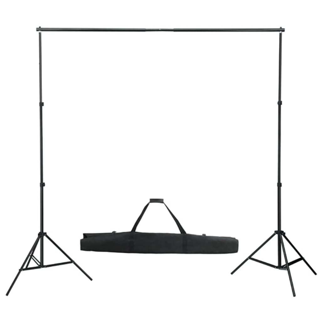 vidaXL Κιτ Φωτογραφικού Στούντιο Softbox με Φώτα, Φόντο & Ανακλαστήρα