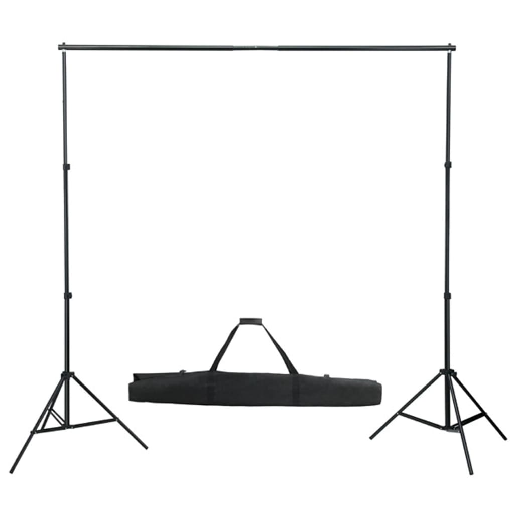 vidaXL Κιτ Φωτογραφικού Στούντιο Softbox με Φώτα, Φόντο & Ανακλαστήρα