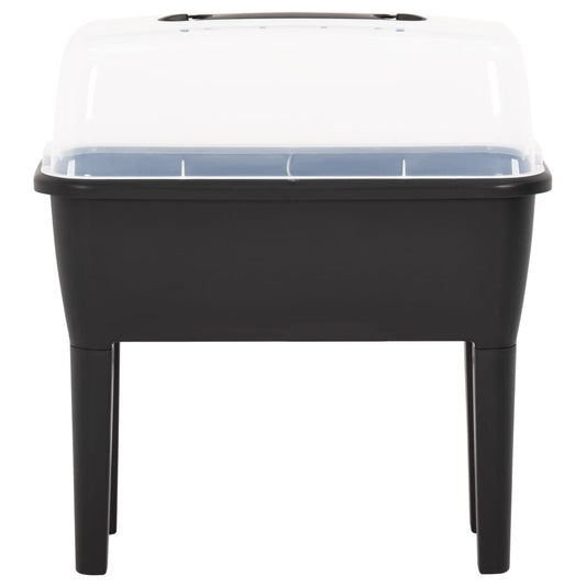 vidaXL Ζαρντινιέρα Υπερυψωμένη 77 x 38,7 x 82 εκ. από Πολυπροπυλένιο