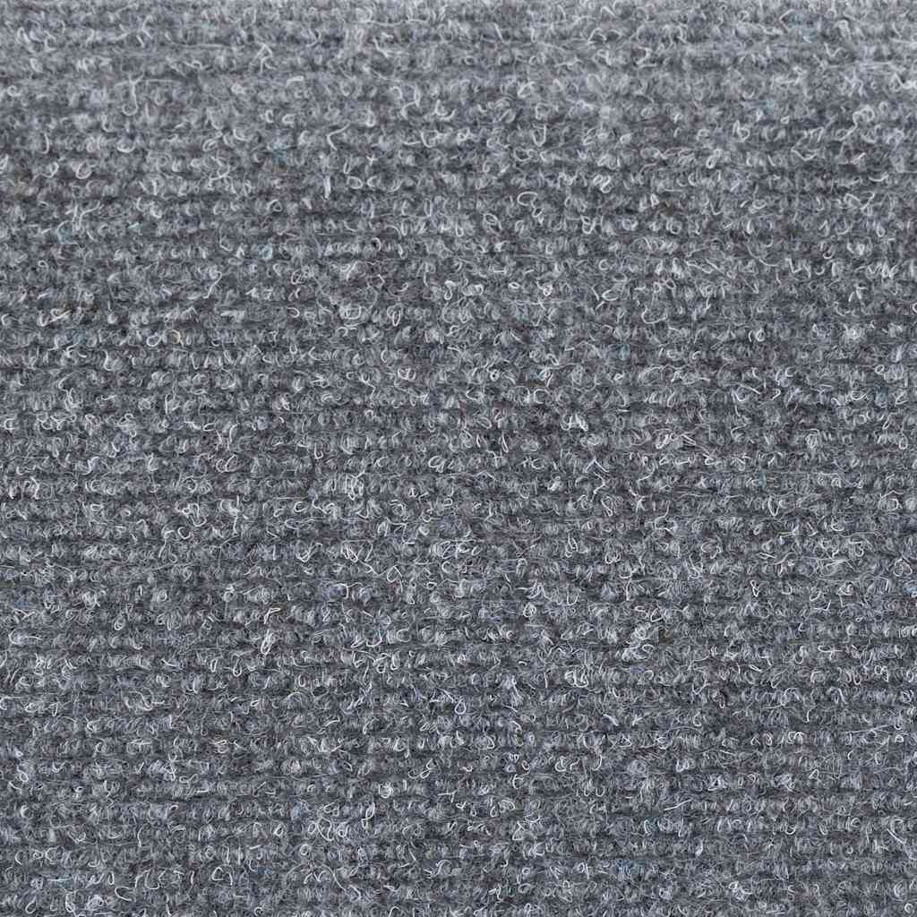 vidaXL Πατάκια Σκάλας Αυτοκόλ. 5 τεμ. Αν. Γκρι 56x17x3 εκ Βελονιασμένα