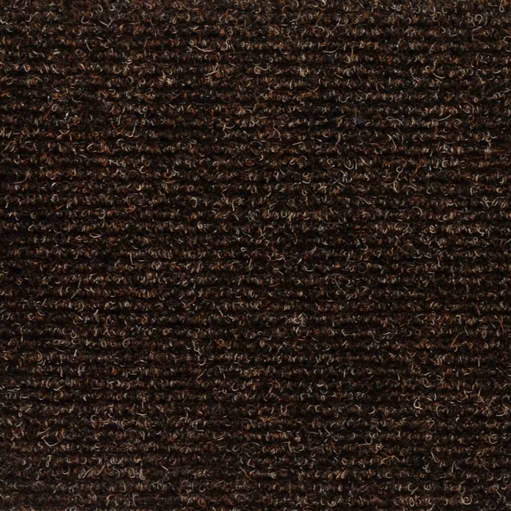 vidaXL Πατάκια Σκαλιών Αυτοκόλλητα 10 τεμ. Καφέ Ημίκυκλα 56x17x3 εκ.