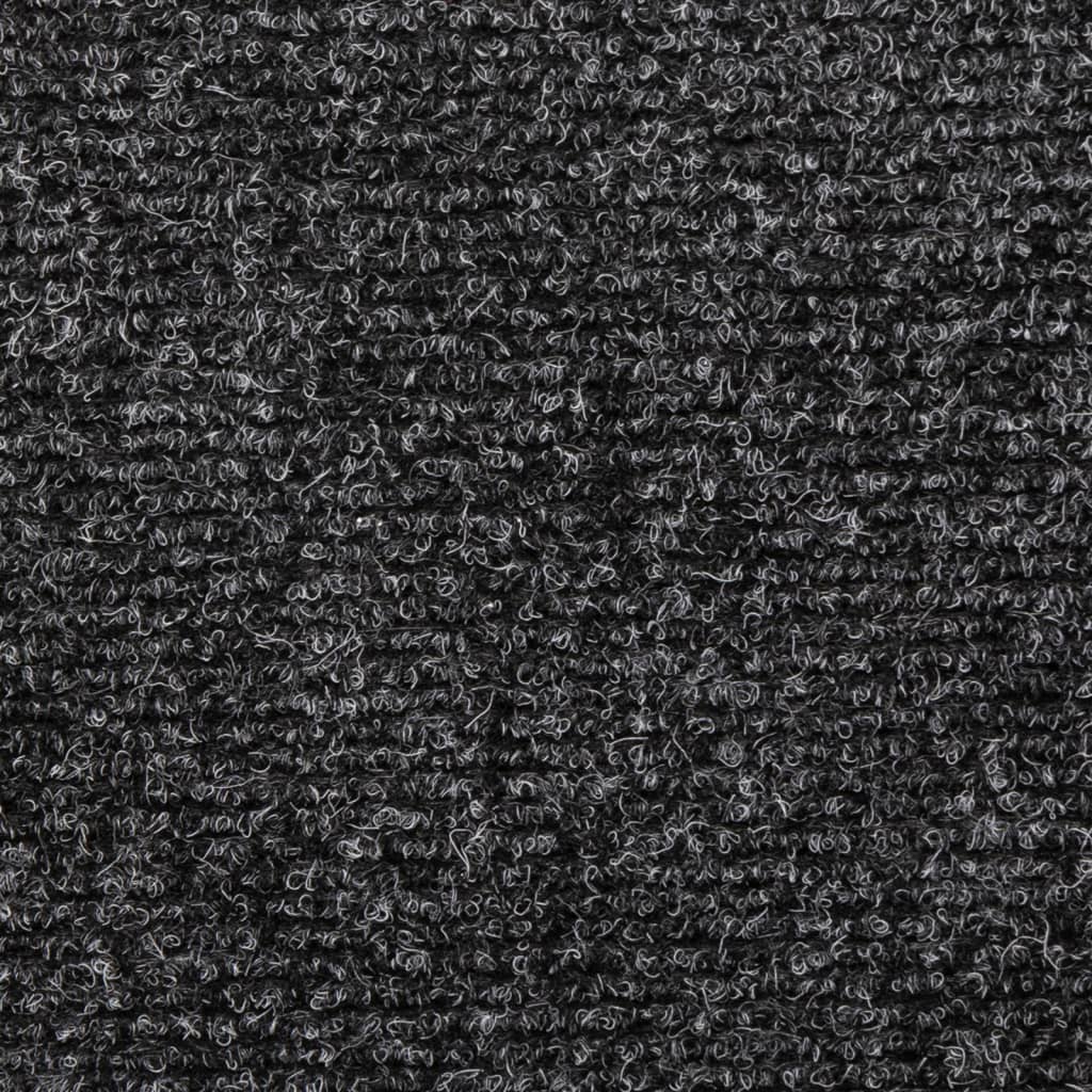 vidaXL Πατάκια Σκάλας 5 τεμ. Γκρι 65x21x4 εκ. Βελονιασμένα