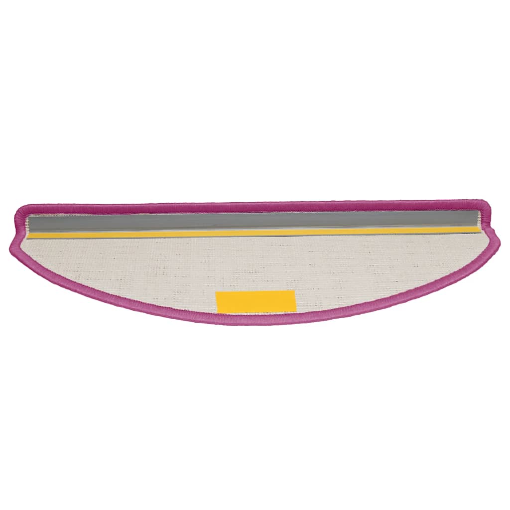 vidaXL Πατάκια Σκάλας 10 τεμ. Βιολετί 65 x 21 x 4 εκ.