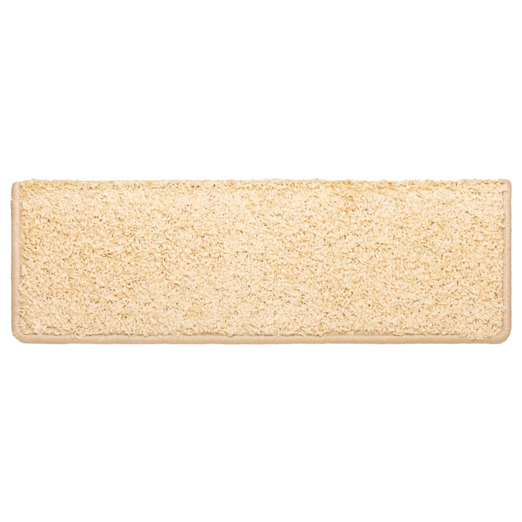 vidaXL Πατάκια Σκαλιών 10 τεμ. Λευκό 65x21x4 εκ. με Ορθογώνια Άκρη