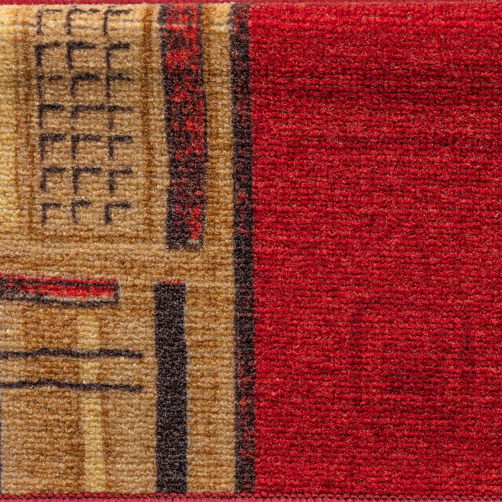 vidaXL Πατάκια Σκάλας Αυτοκόλλητα 5 τεμ. Κόκκινα 65x21x4 εκ.