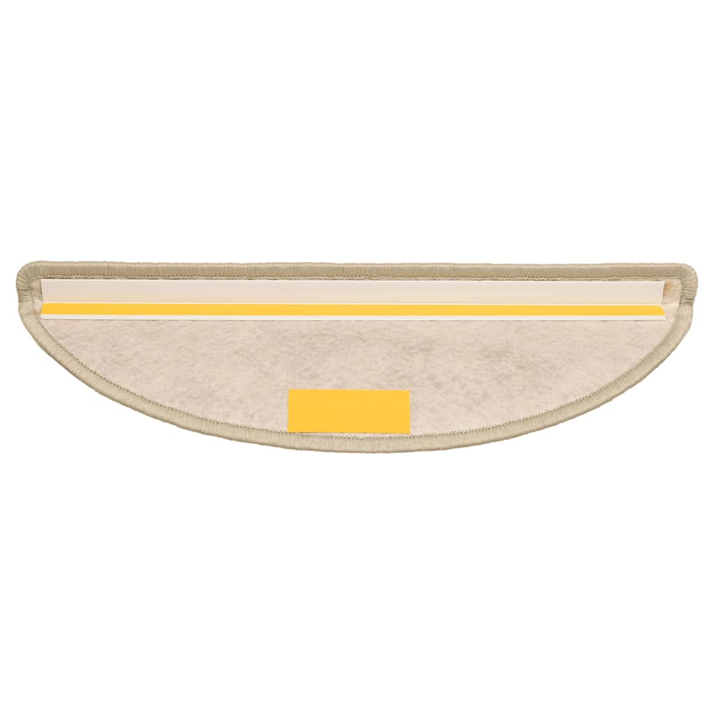 vidaXL Πατάκια Σκάλας Αυτοκόλλητα 15τεμ. Όψη Σιζάλ Αν. Πρ. 65x21x4εκ.