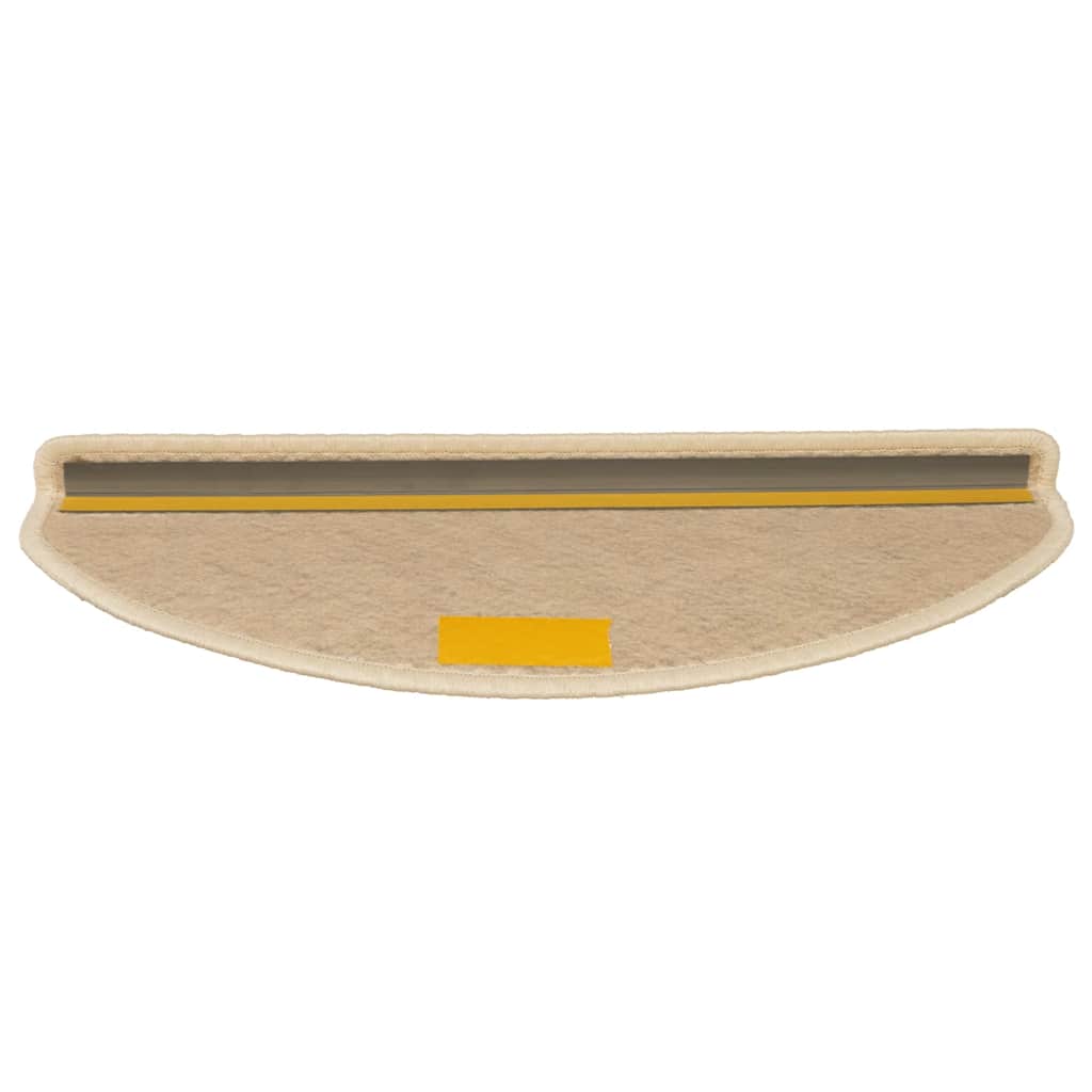 vidaXL Πατάκια Σκάλας Αυτοκόλλητα 15 τεμ. Όψη Σιζάλ Berber 65x21x4 εκ.