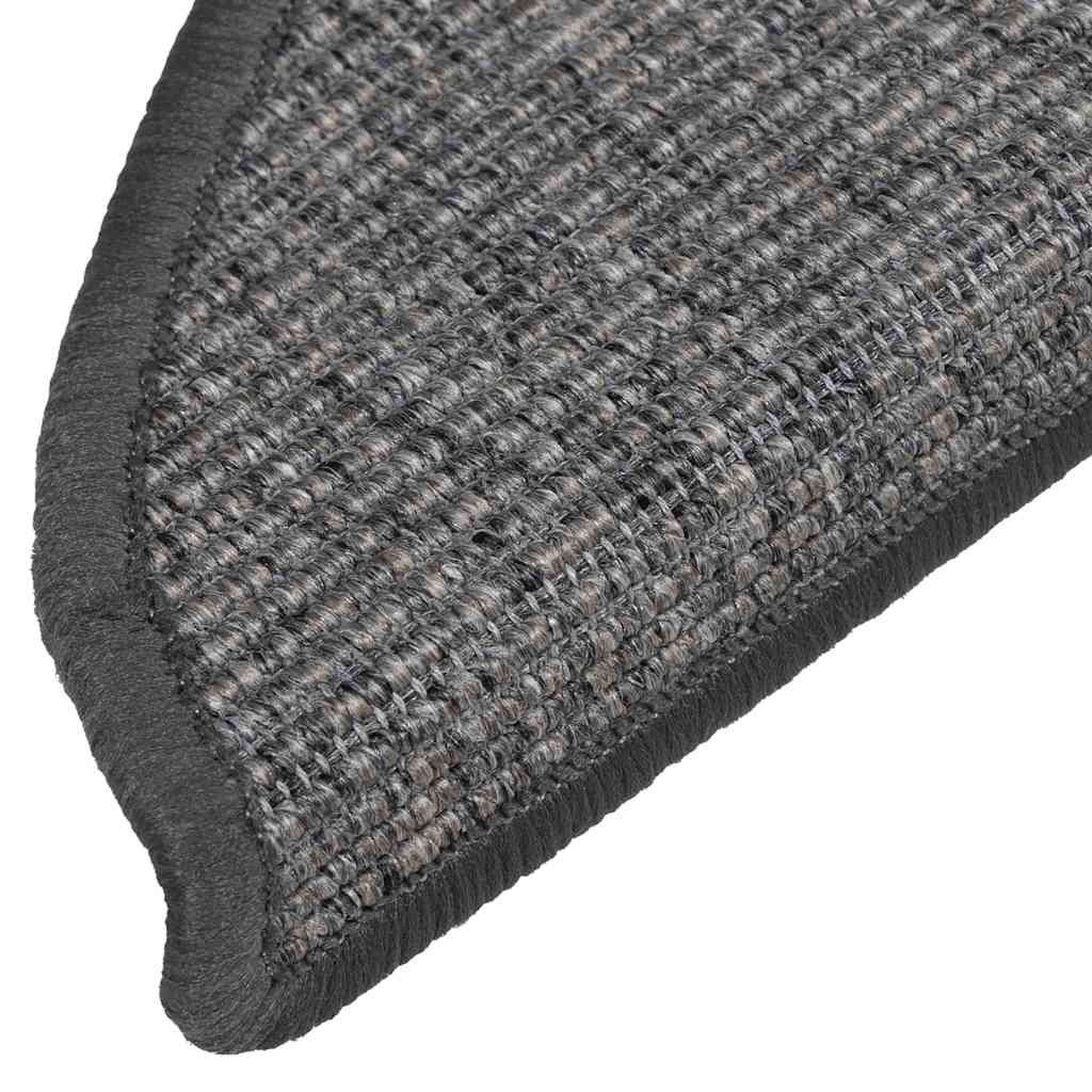 vidaXL Πατάκια Σκάλας Αυτοκόλλητα 15 τεμ. Μπεζ / Γκρι 56x17x3 εκ.