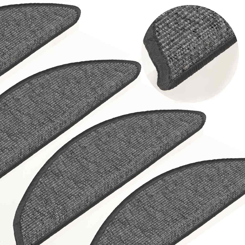 vidaXL Πατάκια Σκάλας Αυτοκόλλητα 15 τεμ. Μπεζ / Γκρι 56x17x3 εκ.