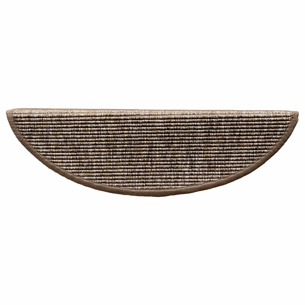 vidaXL Πατάκια Σκάλας Αυτοκόλλητα 15 τεμ. Ανοιχτό Καφέ 56x17x3 εκ.