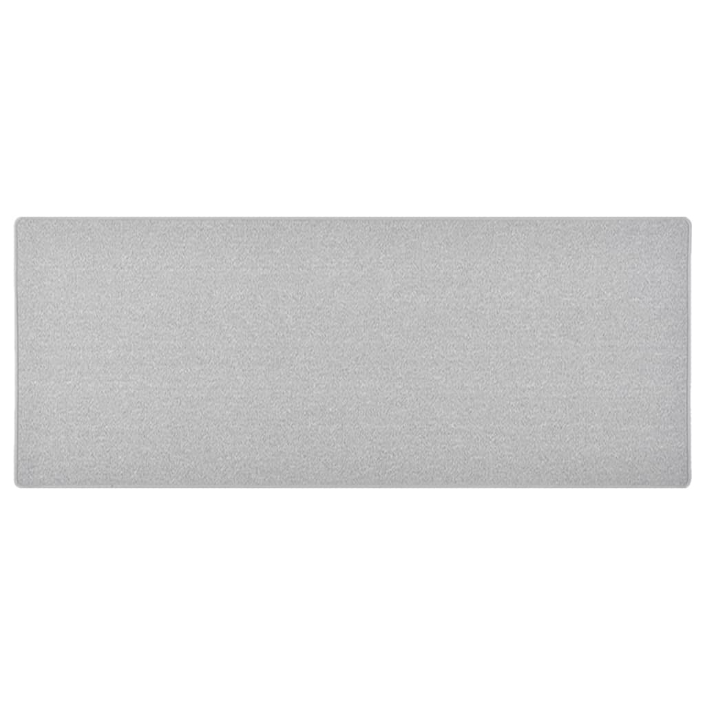 vidaXL Χαλί Διάδρομος Ανοιχτό Γκρι 80 x 200 εκ.