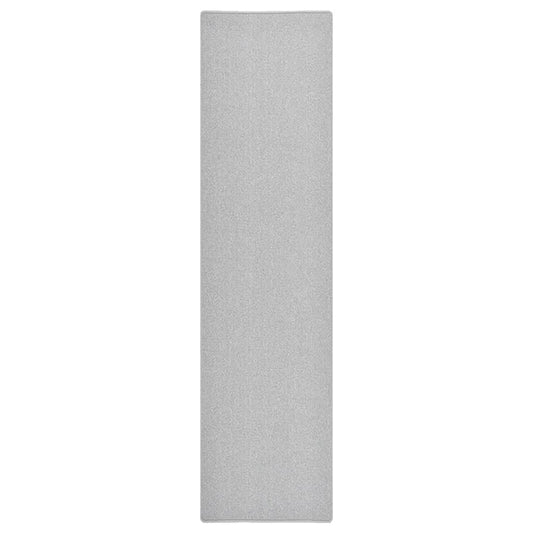 vidaXL Χαλί Διάδρομος Ανοιχτό Γκρι 80 x 300 εκ.