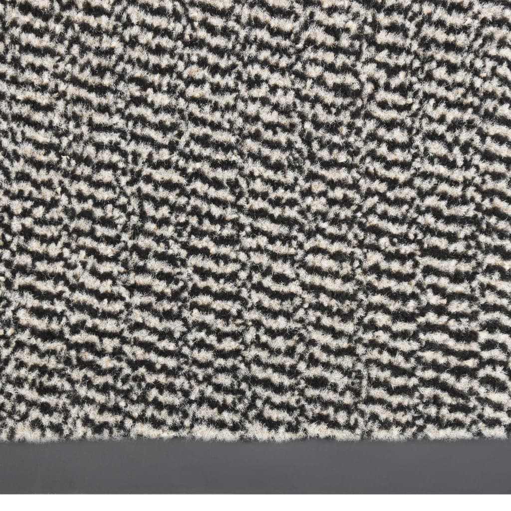 vidaXL Πατάκι Εισόδου Θυσανωτό Ανοιχτό Καφέ 40 x 60 εκ.