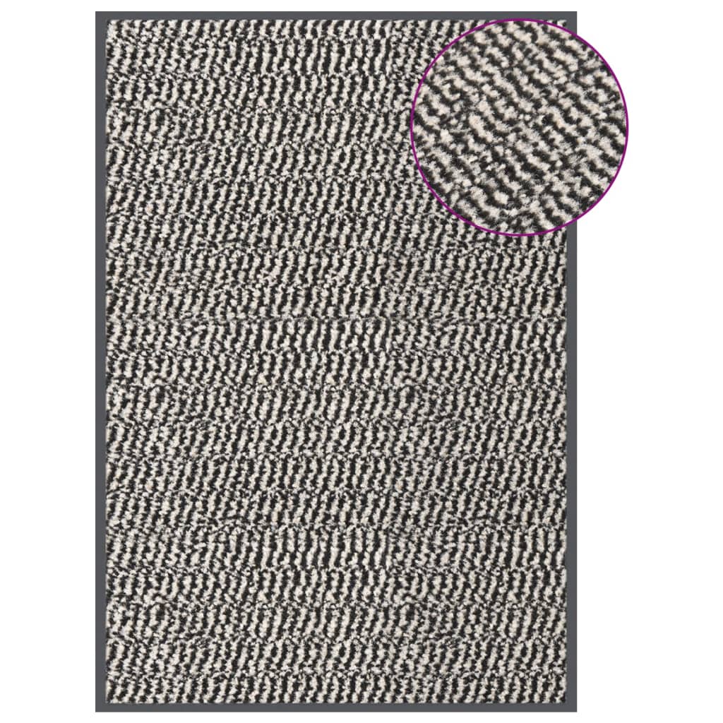 vidaXL Πατάκι Εισόδου Θυσανωτό Ανοιχτό Καφέ 60 x 90 εκ.