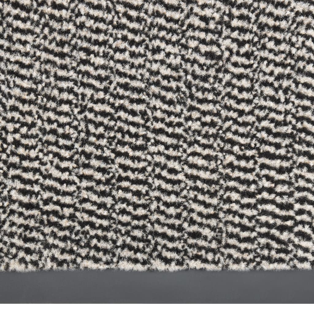 vidaXL Πατάκι Εισόδου Θυσανωτό Ανοιχτό Καφέ 60 x 90 εκ.