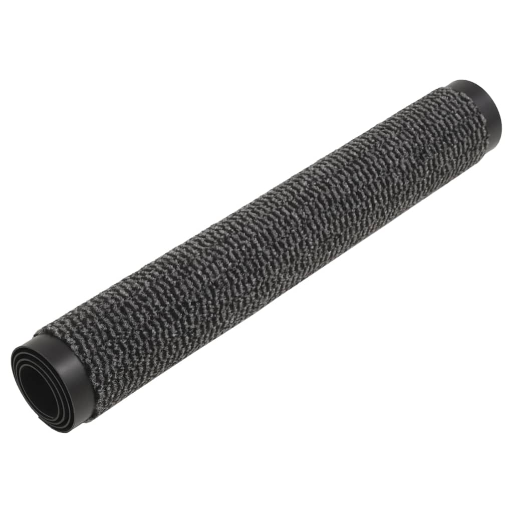 vidaXL Πατάκι Εισόδου Θυσανωτό Ανθρακί 60 x 180 εκ.