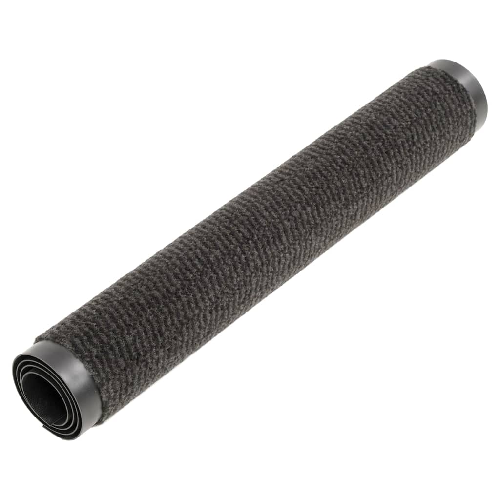 vidaXL Πατάκι Εισόδου Θυσανωτό Μαύρο 60 x 150 εκ.