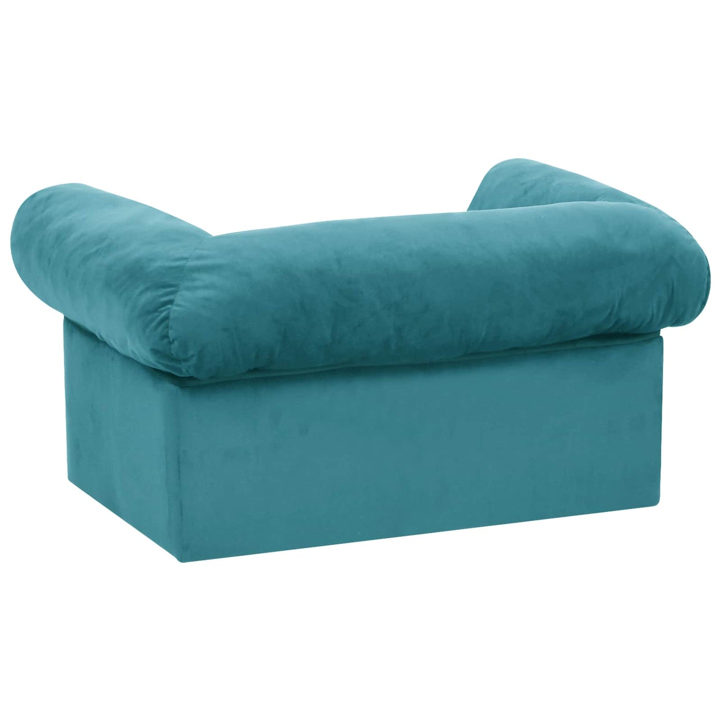 vidaXL Σοφάκι για Σκύλους Τιρκουάζ 75 x 50 x 38cm Βελουτέ