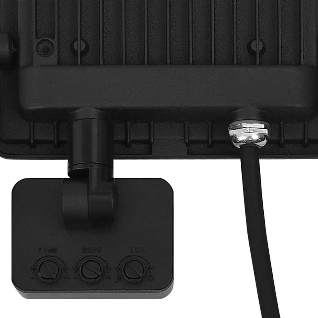 vidaXL Προβολέας LED με Αισθητήρα Ζεστό Λευκό 10 W