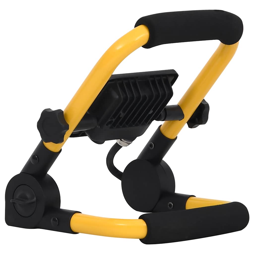 vidaXL Προβολέας LED με Λαβή Θερμό Λευκό 20 W