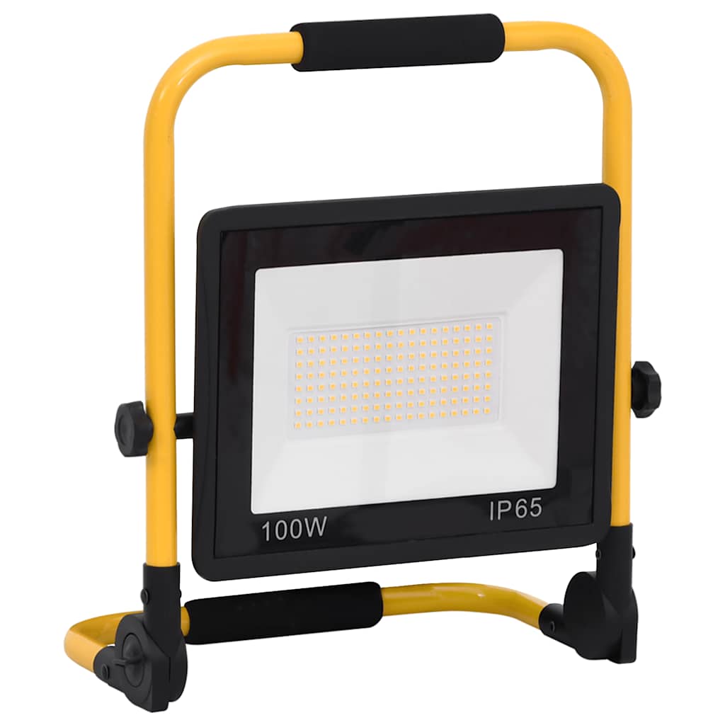 vidaXL Προβολέας LED με Λαβή Ψυχρό Λευκό 100 W