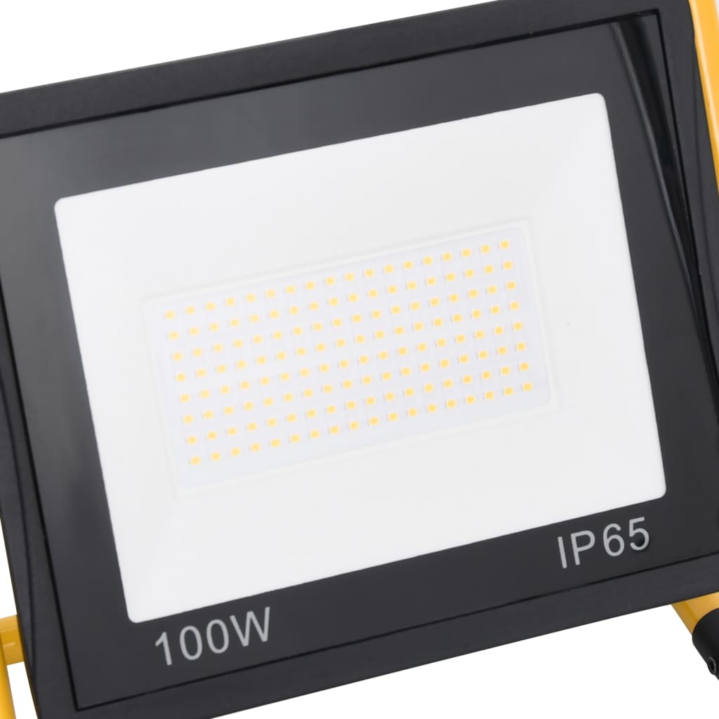 vidaXL Προβολέας LED με Λαβή Ψυχρό Λευκό 100 W