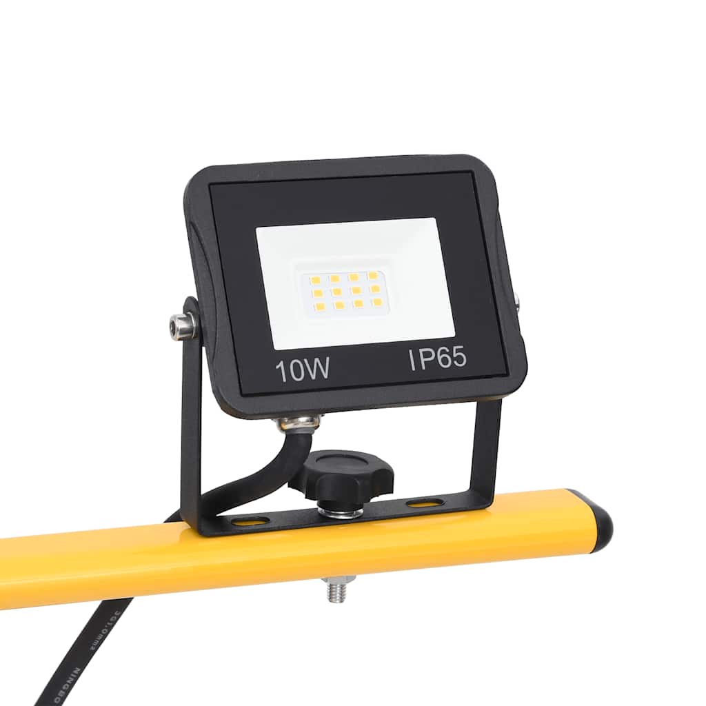 vidaXL Προβολέας LED με Τρίποδο Θερμό Λευκό 2 x 10 W