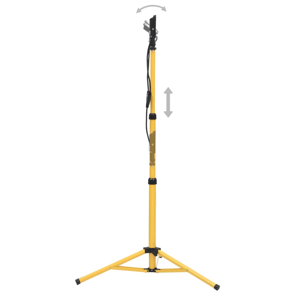 vidaXL Προβολέας LED με Τρίποδο Θερμό Λευκό 2 x 50 W