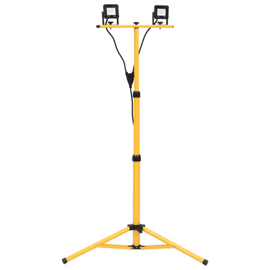 vidaXL Προβολέας LED με Τρίποδο Ψυχρό Λευκό 2 x 10 W