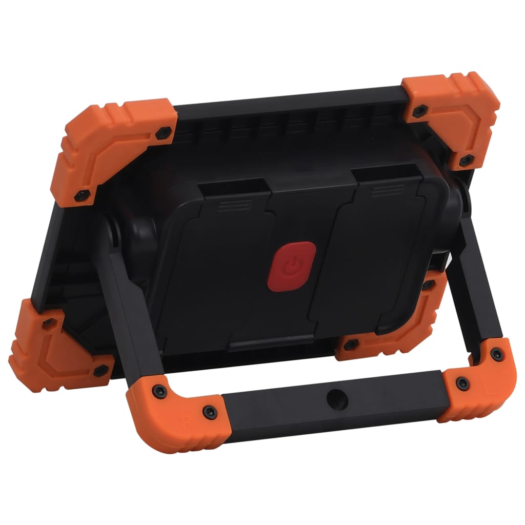 vidaXL Προβολέας LED Φορητός 10 W Ψυχρό Λευκό από ABS