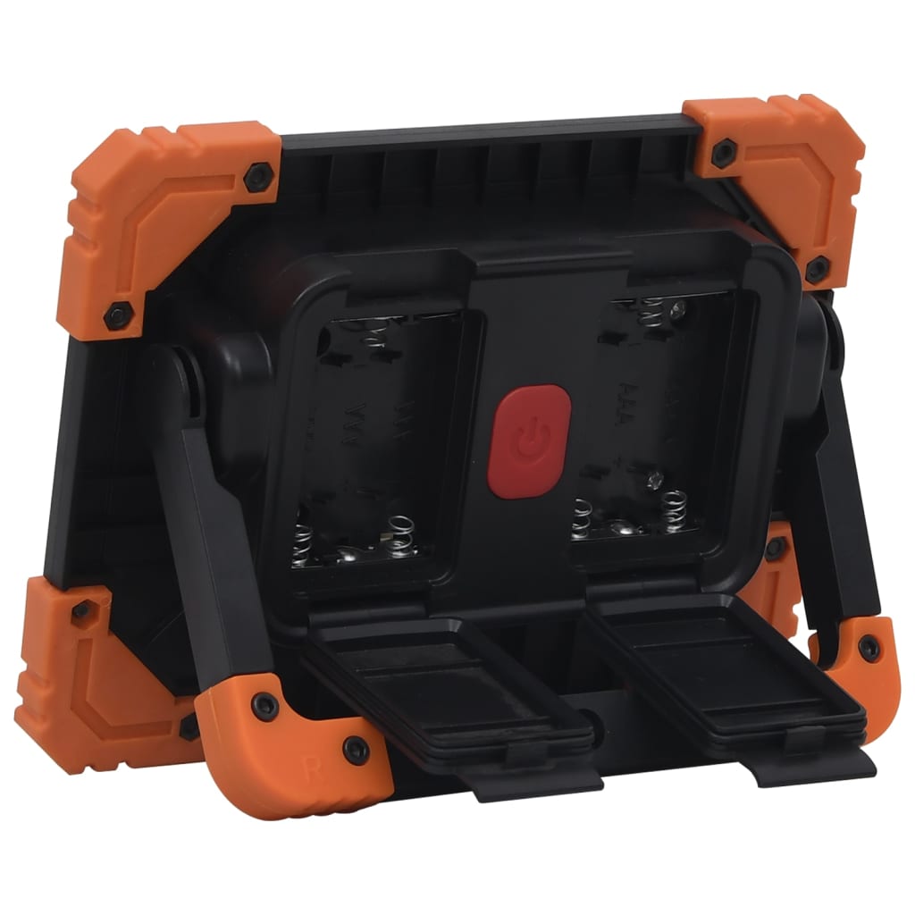 vidaXL Προβολέας LED Φορητός 10 W Ψυχρό Λευκό από ABS