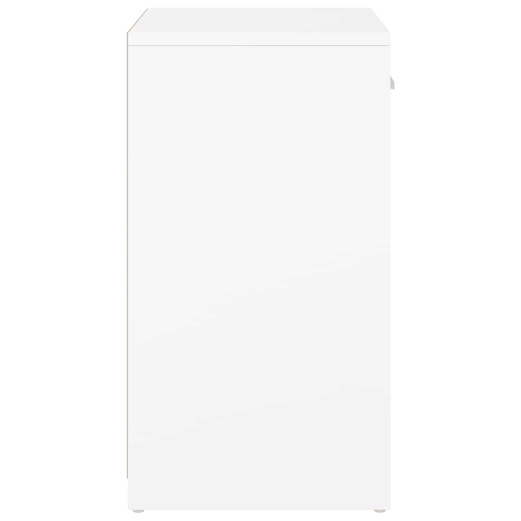 vidaXL Παπουτσοθήκη Λευκή 94,5 x 31 x 57 εκ. από Επεξ. Ξύλο