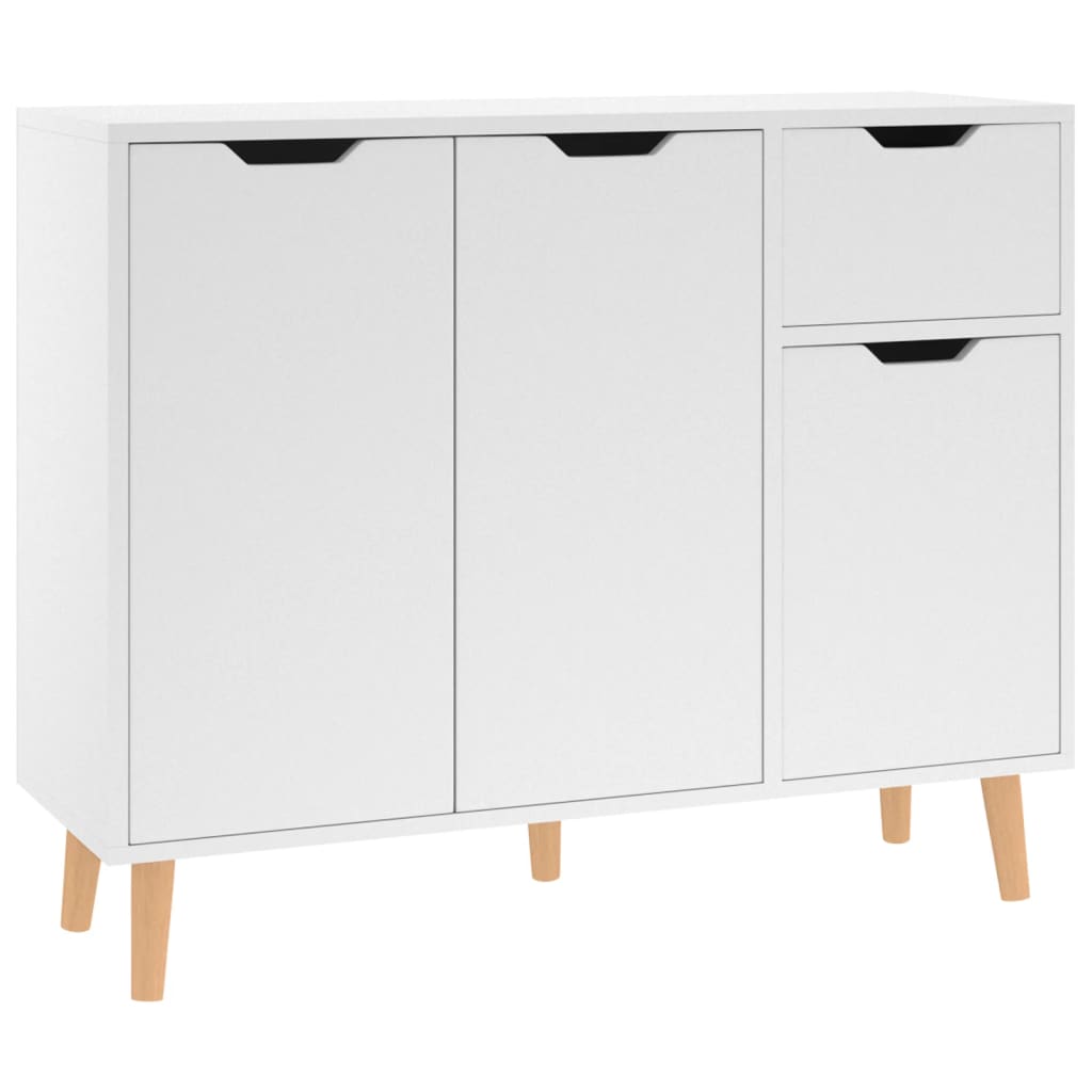 vidaXL Μπουφές Λευκός 90x30x72 εκ. από Επεξεργασμένο Ξύλο