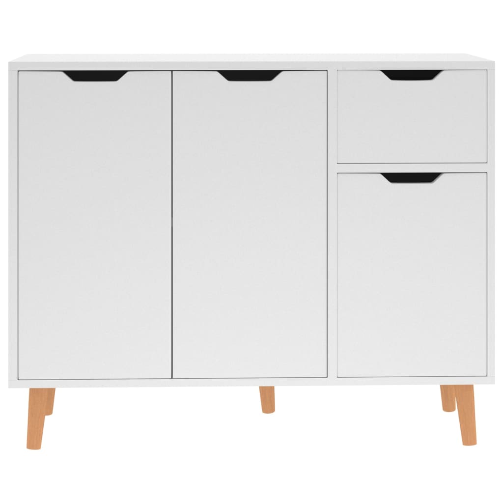 vidaXL Μπουφές Λευκός 90x30x72 εκ. από Επεξεργασμένο Ξύλο