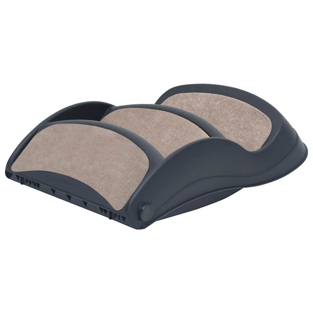 vidaXL Σκαλάκια για Σκύλους 3 Επιπέδων Πτυσσόμενα Σκούρο Γκρι