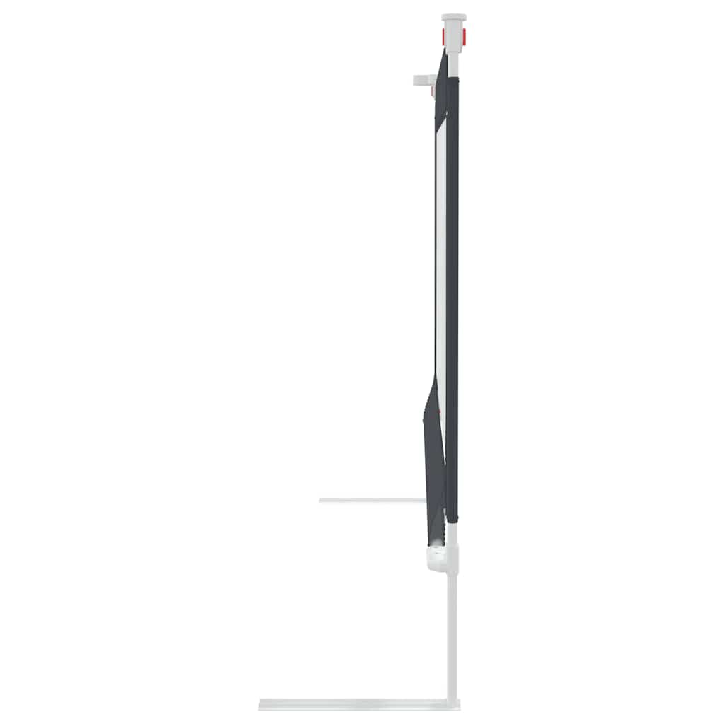 vidaXL Μπάρα Κρεβατιού Προστατευτική Σκούρο Γκρι 140x25 εκ. Υφασμάτινη