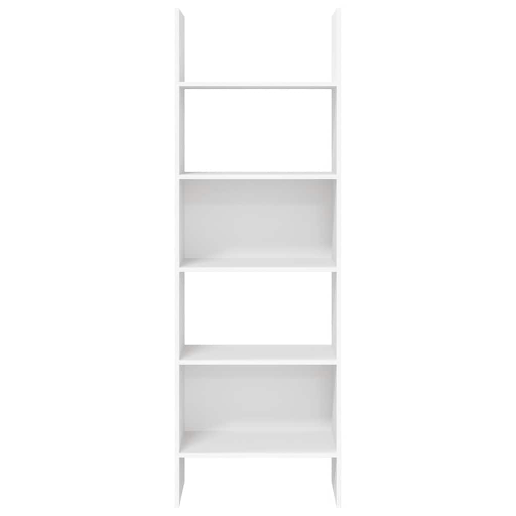 vidaXL Βιβλιοθήκη Λευκή 60 x 35 x 180 εκ. από Επεξ. Ξύλο