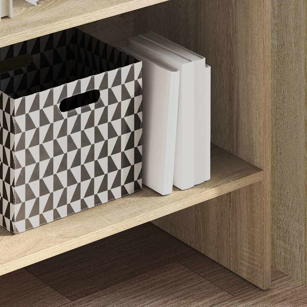 vidaXL Βιβλιοθήκη Χρώμα Sonoma Δρυς 60 x 35 x 180 εκ. από Επεξ. Ξύλο