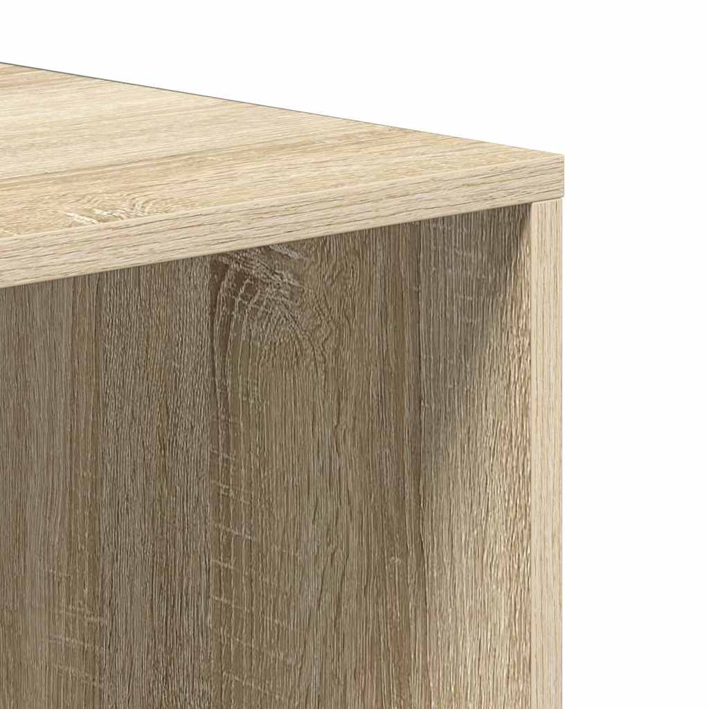 vidaXL Πάγκος Αποθήκ. Παπουτσιών Sonoma Δρυς 102x35x35 εκ. Επεξ. Ξύλο