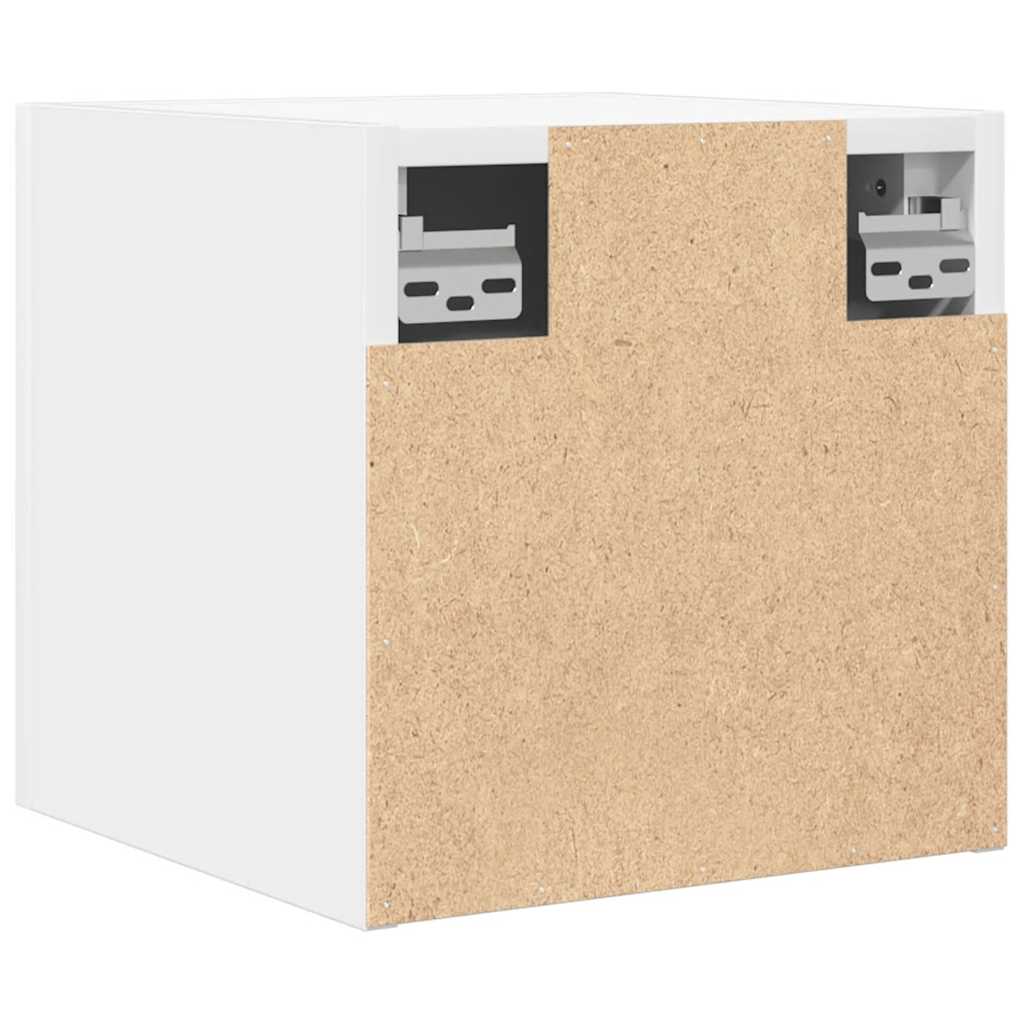 vidaXL Έπιπλο Τηλεόρασης Κρεμαστό Λευκό 30,5 x 30 x 30 εκ.