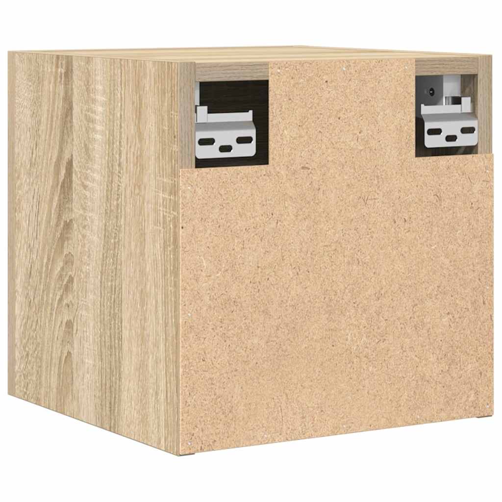 vidaXL Έπιπλα Τηλεόρασης Κρεμαστά 2 τεμ. Sonoma Δρυς 30,5 x 30 x 30εκ