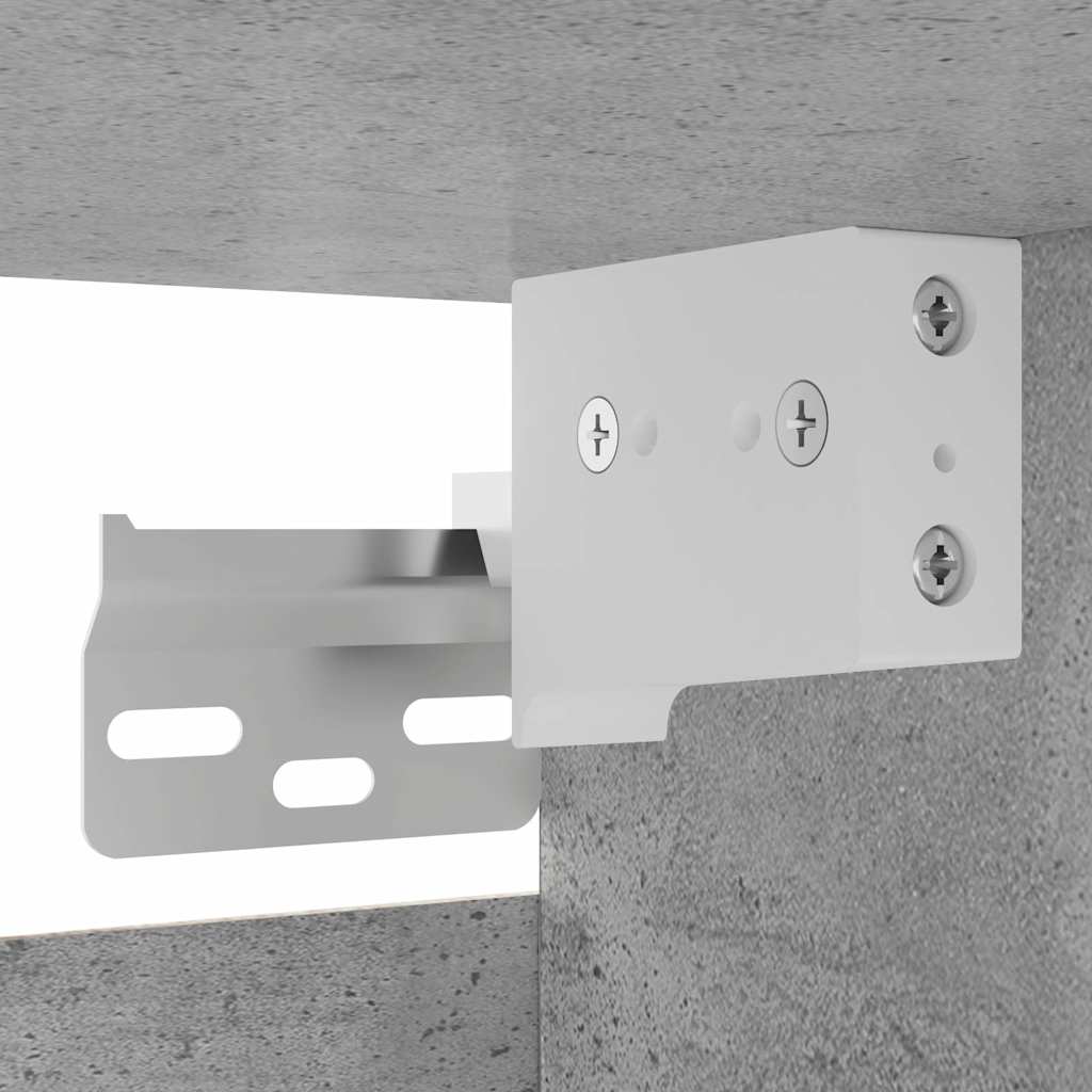 vidaXL Έπιπλα Τηλεόρασης Κρεμαστά 2 τεμ. Γκρι Σκυρ. 30,5 x 30 x 30 εκ.