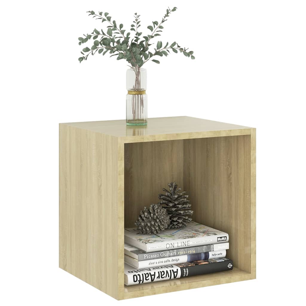 vidaXL Ντουλάπι Τοίχου Sonoma Δρυς 37 x 37 x 37 εκ. από Επεξ. Ξύλο