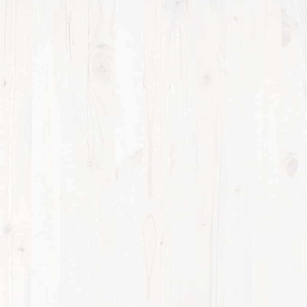 vidaXL Σαλόνι Κήπου Σετ 2 Τεμαχίων Λευκό από Μασίφ Ξύλο Πεύκου