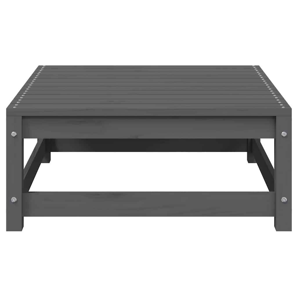 vidaXL Σαλόνι Κήπου Γκρι Σετ 2 Τεμαχίων από Μασίφ Ξύλο Πεύκου