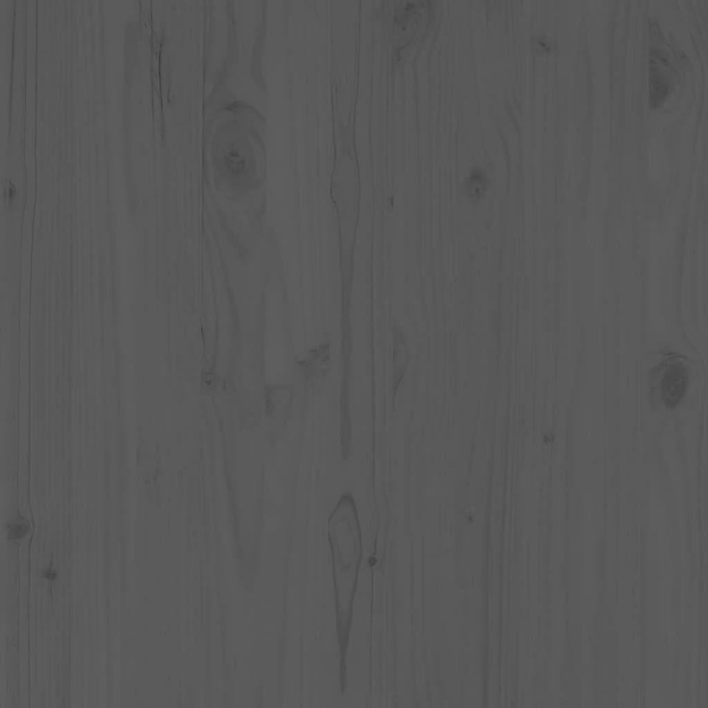 vidaXL Καναπές Κήπου Γωνιακός Ξύλο Πεύκου με Ανθρακί Μαξιλάρια