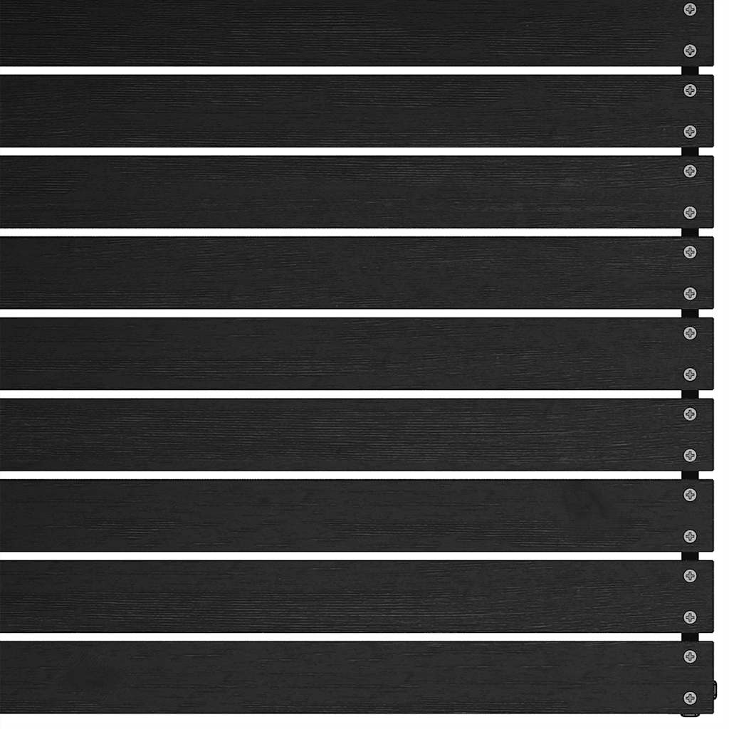 vidaXL Καναπές Κήπου Γωνιακός Ξύλο Πεύκου με Ανθρακί Μαξιλάρια