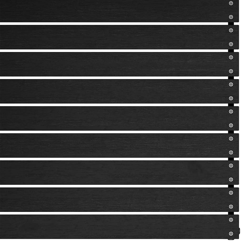 vidaXL Καναπές Κήπου Μεσαίος Μασίφ Ξύλο Πεύκου με Ανθρακί Μαξιλάρια