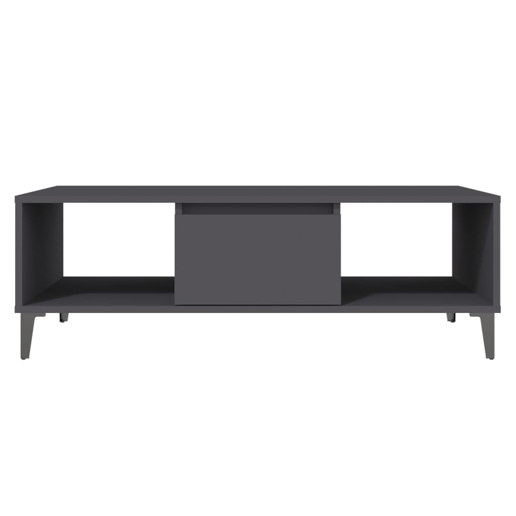 vidaXL Τραπεζάκι Σαλονιού Γκρι 103,5 x 60 x 35 εκ. από Επεξ. Ξύλο