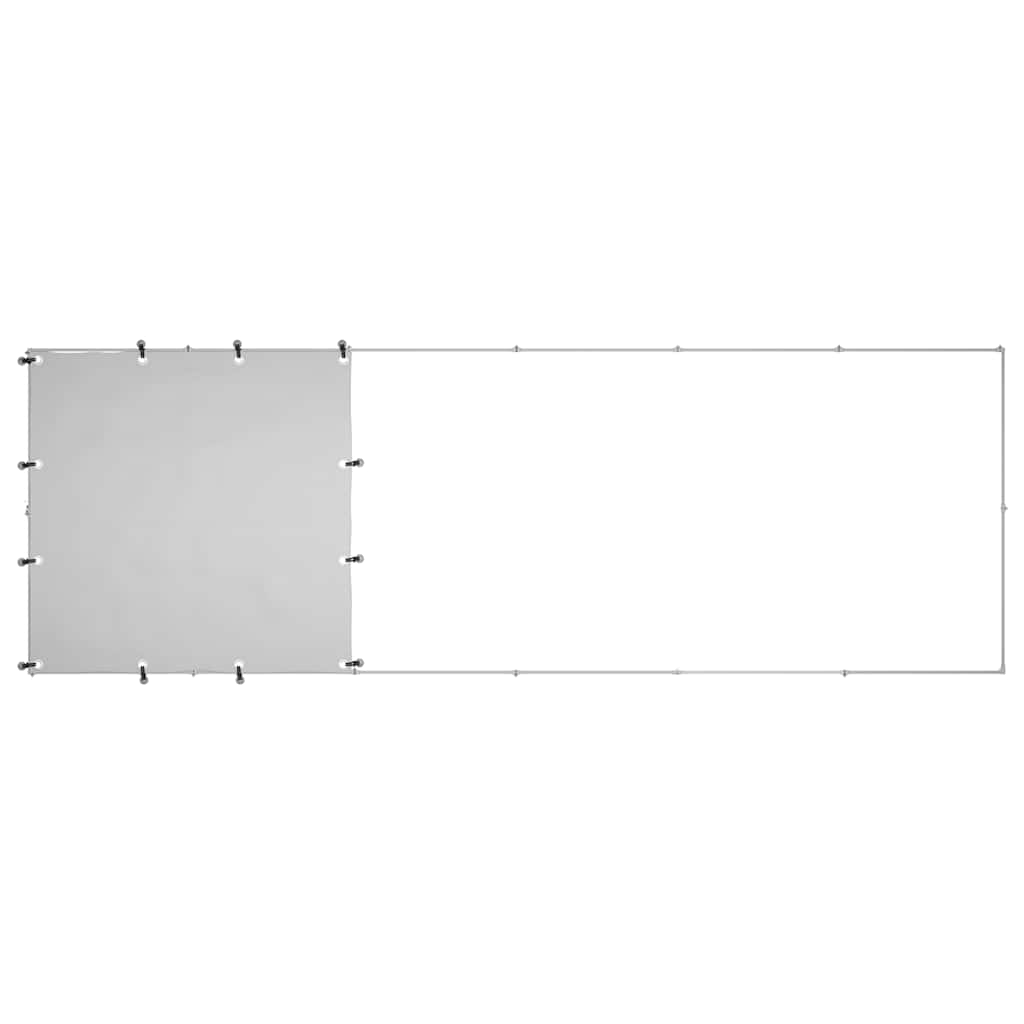 vidaXL Σπιτάκι σκύλου Ασημί 330 x 110 x 110 από Ατσάλι